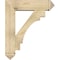 Ekena Millwork Merced Arts and Crafts Rough Sawn Bracket w/ Offset Brace, Douglas Fir, 8"W x 30"D x 36"H BKT0806X30X36MRC03RDF - alternate 4